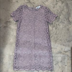Lavender lace dress